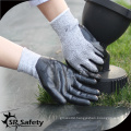 SRSAFETY palm coated nitrile cut resistant safety gloves